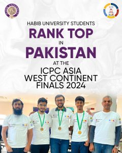 Habib Universitys Computer Science Students Rank First in Pakistan at ICPC Asia West Continent Finals 2024