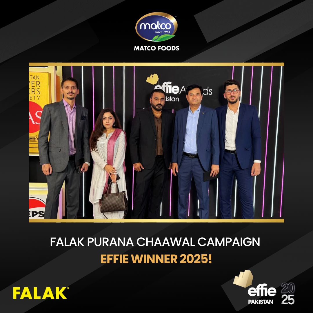 Matco Foods Wins Prestigious Effie Award 2025 for Falak Purana Chaawal Campaign