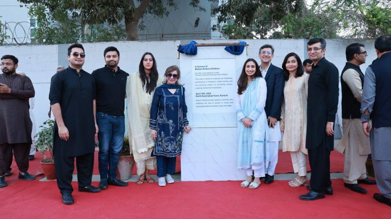 TMC North Nazimabad Honors HUM TV President Sultana Siddiqui with Road Named After Her in Karachi