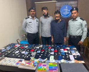 Cracks Down on Illegal Hawala and Smuggled Mobile Phone Operations in Karachi