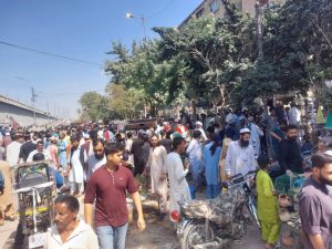 Liaqatabad Administration Clears Illegal Birds Market in Shareefabad