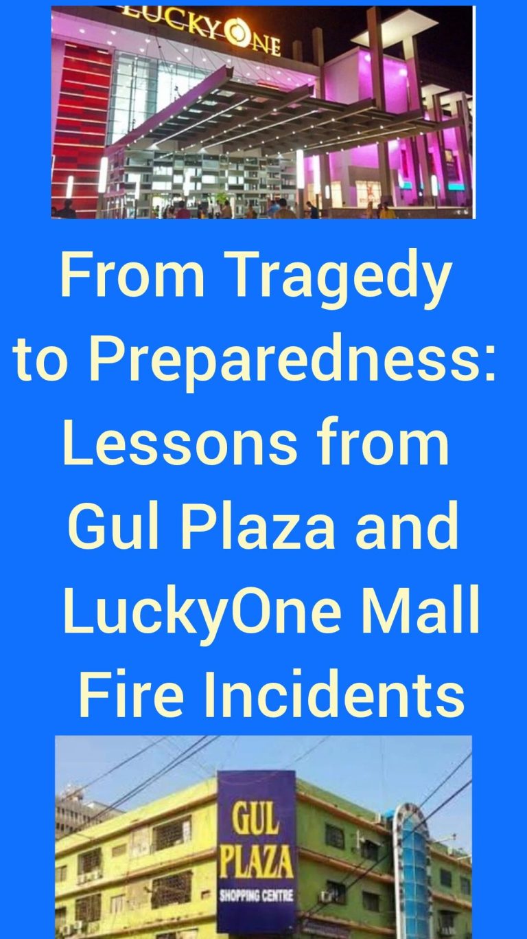 From Tragedy to Preparedness: Lessons from Gul Plaza and LuckyOne Mall Fire Incidents