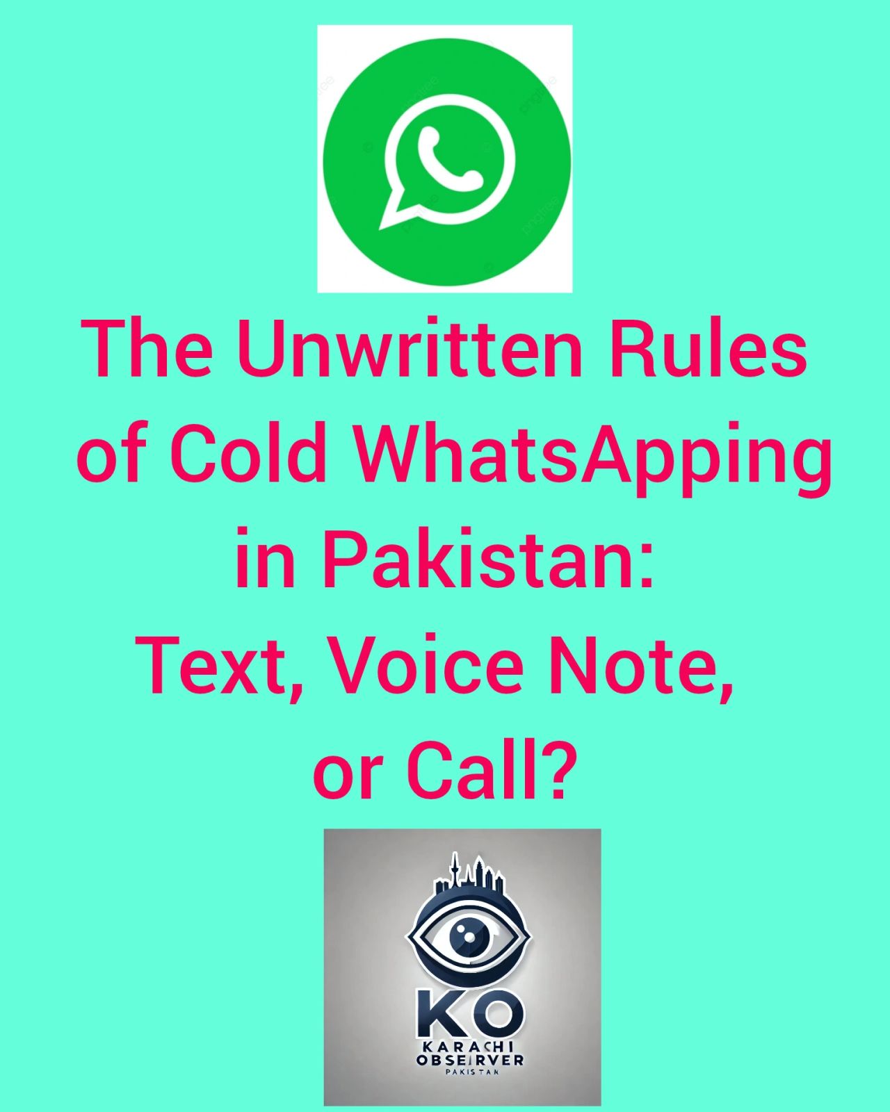 Digital Etiquette: How to Message a Professional on WhatsApp in Pakistan