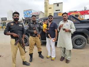 Kidnapped Two-Year-Old Boy Azan Recovered Safely from Near Thatta, Hunt for Suspects Continues