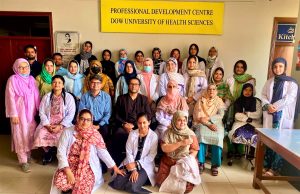 DUHS Organizes Hands-on Hysteroscopy Workshop to Enhance Clinical Skills of Gynecology Residents