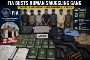 FIA Busts Seven-Member Human Smuggling Gang in Karachi, 52 Victims Identified