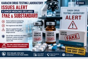 Karachi Drug Testing Laboratory Declares Nine Cancer Medicines Fake and Substandard, Issues Public Alert