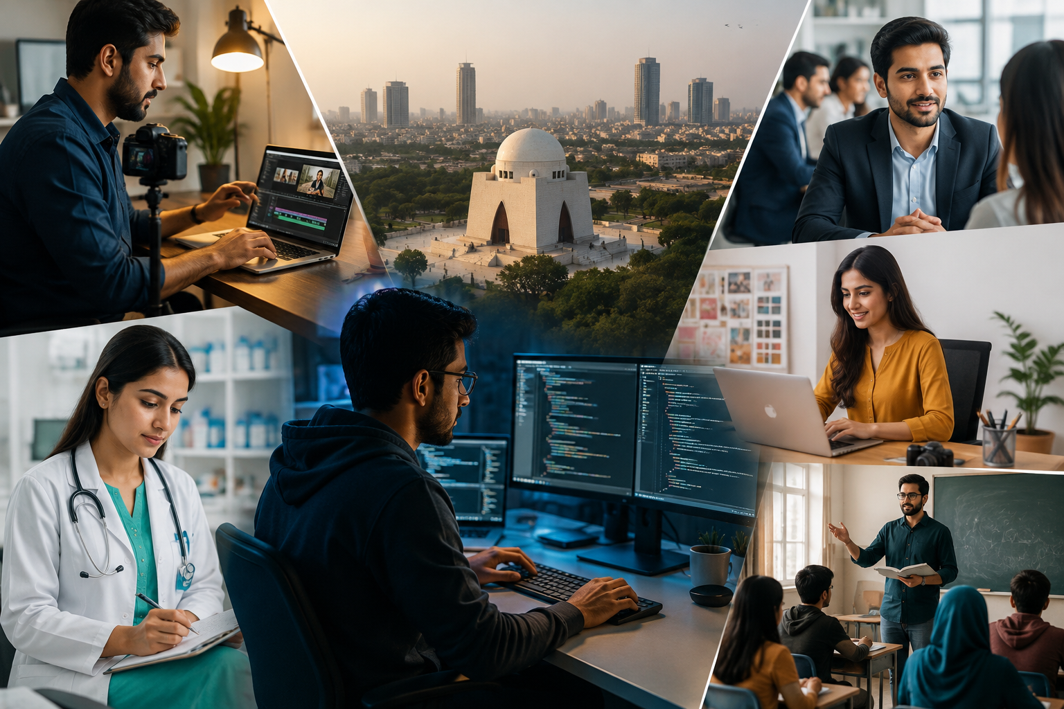 Karachi Youth Increasingly Turn to IT, Freelancing and Corporate Careers